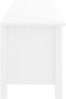 vidaXL - Tv-meubel - Hill - 158x40x47 - cm - massief - grenenhout - wit