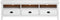 vidaXL - Tv-meubel - Hill - 158x40x47 - cm - massief - grenenhout - wit