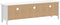 vidaXL - Tv-meubel - Hill - 158x40x47 - cm - massief - grenenhout - wit
