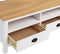 vidaXL - Tv-meubel - Hill - Range - 158x40x47 - cm - massief - grenenhout - wit