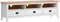 vidaXL - Tv-meubel - Hill - Range - 158x40x47 - cm - massief - grenenhout - wit