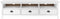 vidaXL - Tv-meubel - Hill - Range - 158x40x47 - cm - massief - grenenhout - wit