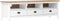 vidaXL - Tv-meubel - Hill - Range - 158x40x47 - cm - massief - grenenhout - wit