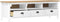 vidaXL - Tv-meubel - Hill - Range - 158x40x47 - cm - massief - grenenhout - wit