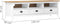 vidaXL - Tv-meubel - Hill - Range - 158x40x47 - cm - massief - grenenhout - wit