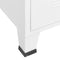 vidaXL - Tv-meubel - industrieel - 105x35x42 - cm - metaal - wit
