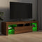 vidaXL - Tv-meubel - LED-verlichting - 140x36,5x40 - cm - bruin - eikenkleur