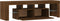 vidaXL - Tv-meubel - LED-verlichting - 140x36,5x40 - cm - bruin - eikenkleur