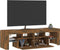 vidaXL - Tv-meubel - LED-verlichting - 140x36,5x40 - cm - gerookt - eikenkleurig