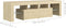 vidaXL - Tv-meubel - LED-verlichting - 140x36,5x40 - cm - sonoma - eikenkleurig