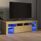 vidaXL - Tv-meubel - LED-verlichting - 140x36,5x40 - cm - sonoma - eikenkleurig