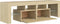 vidaXL - Tv-meubel - LED-verlichting - 140x36,5x40 - cm - sonoma - eikenkleurig