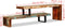 vidaXL - Tv-meubel - massief - gerecycled - hout
