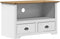 vidaXL - Tv-meubel - met - 2 - lades - BODO - 91,5x44,5x56 - cm - grenenhout - bruin