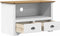 vidaXL - Tv-meubel - met - 2 - lades - BODO - 91,5x44,5x56 - cm - grenenhout - bruin