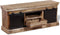 vidaXL - Tv-meubel - met - 2 - schuifdeuren - 110x30x45 - cm - massief - mangohout