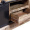 vidaXL - Tv-meubel - met - 2 - schuifdeuren - 110x30x45 - cm - massief - mangohout