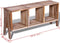 vidaXL - Tv-meubel - met - 3 - compartimenten - stapelbaar - gerecycled - teak
