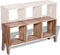 vidaXL - Tv-meubel - met - 3 - compartimenten - stapelbaar - gerecycled - teak