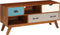 vidaXL - Tv-meubel - met - 3 - lades - 110x35x50 - cm - massief - acaciahout