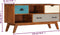 vidaXL - Tv-meubel - met - 3 - lades - 110x35x50 - cm - massief - acaciahout