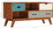 vidaXL - Tv-meubel - met - 3 - lades - 110x35x50 - cm - massief - acaciahout