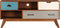 vidaXL - Tv-meubel - met - 3 - lades - 110x35x50 - cm - massief - acaciahout