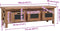 vidaXL - Tv-meubel - met - 3 - lades - 120x30x40 - cm - massief - mahoniehout