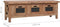 vidaXL - Tv-meubel - met - 3 - lades - 120x30x40 - cm - massief - mahoniehout