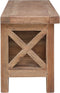 vidaXL - Tv-meubel - met - 3 - lades - 120x30x40 - cm - massief - mahoniehout