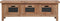 vidaXL - Tv-meubel - met - 3 - lades - 120x30x40 - cm - massief - mahoniehout