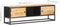 vidaXL - Tv-meubel - met - bewerkte - deur - 130x30x40 - cm - ruw - mangohout