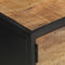 vidaXL - Tv-meubel - met - bewerkte - deur - 130x30x40 - cm - ruw - mangohout