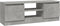 vidaXL - Tv-meubel - met - deur - 102x30x36 - cm - betongrijs