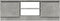 vidaXL - Tv-meubel - met - deur - 102x30x36 - cm - betongrijs