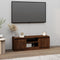 vidaXL - Tv-meubel - met - deur - 102x30x36 - cm - bruin - eikenkleur