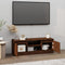 vidaXL - Tv-meubel - met - deur - 102x30x36 - cm - bruin - eikenkleur