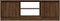 vidaXL - Tv-meubel - met - deur - 102x30x36 - cm - bruin - eikenkleur