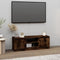 vidaXL - Tv-meubel - met - deur - 102x30x36 - cm - gerookt - eikenkleurig