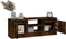vidaXL - Tv-meubel - met - deur - 102x30x36 - cm - gerookt - eikenkleurig