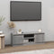 vidaXL - Tv-meubel - met - deur - 102x30x36 - cm - grijs - sonoma - eikenkleurig
