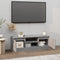 vidaXL - Tv-meubel - met - deur - 102x30x36 - cm - grijs - sonoma - eikenkleurig