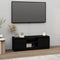 vidaXL - Tv-meubel - met - deur - 102x30x36 - cm - zwart