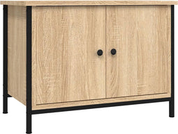 vidaXL - Tv-meubel - met - deuren - 60x35x45 - cm - bewerkt - hout - sonoma - eikenkleur
