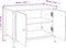 vidaXL - Tv-meubel - met - deuren - 60x35x45 - cm - bewerkt - hout - grijs - sonoma