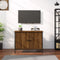 vidaXL - Tv-meubel - met - deuren - 60x35x45 - cm - bewerkt - hout - bruin - eiken