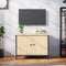 vidaXL - Tv-meubel - met - deuren - 60x35x45 - cm - bewerkt - hout - sonoma - eikenkleur