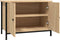 vidaXL - Tv-meubel - met - deuren - 60x35x45 - cm - bewerkt - hout - sonoma - eikenkleur