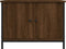vidaXL - Tv-meubel - met - deuren - 60x35x45 - cm - bewerkt - hout - bruin - eiken