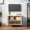 vidaXL - Tv-meubel - met - deuren - 60x35x45 - cm - bewerkt - hout - sonoma - eikenkleur